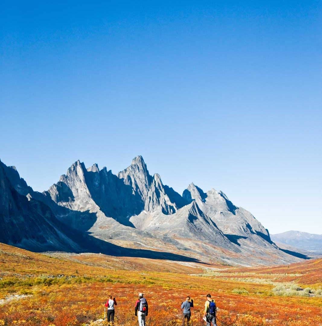 Explore Remote Valleys -Trekking Tombstone Mountain beautiful landscape