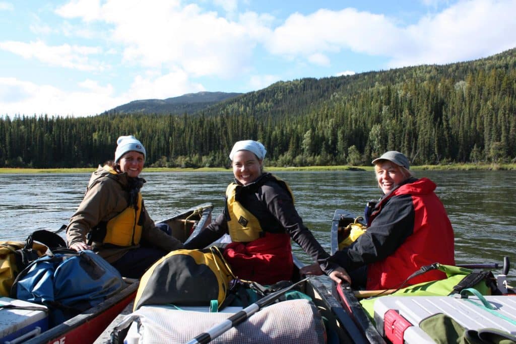Paddling with the Girls on the Yukon River - Fort Selkirk