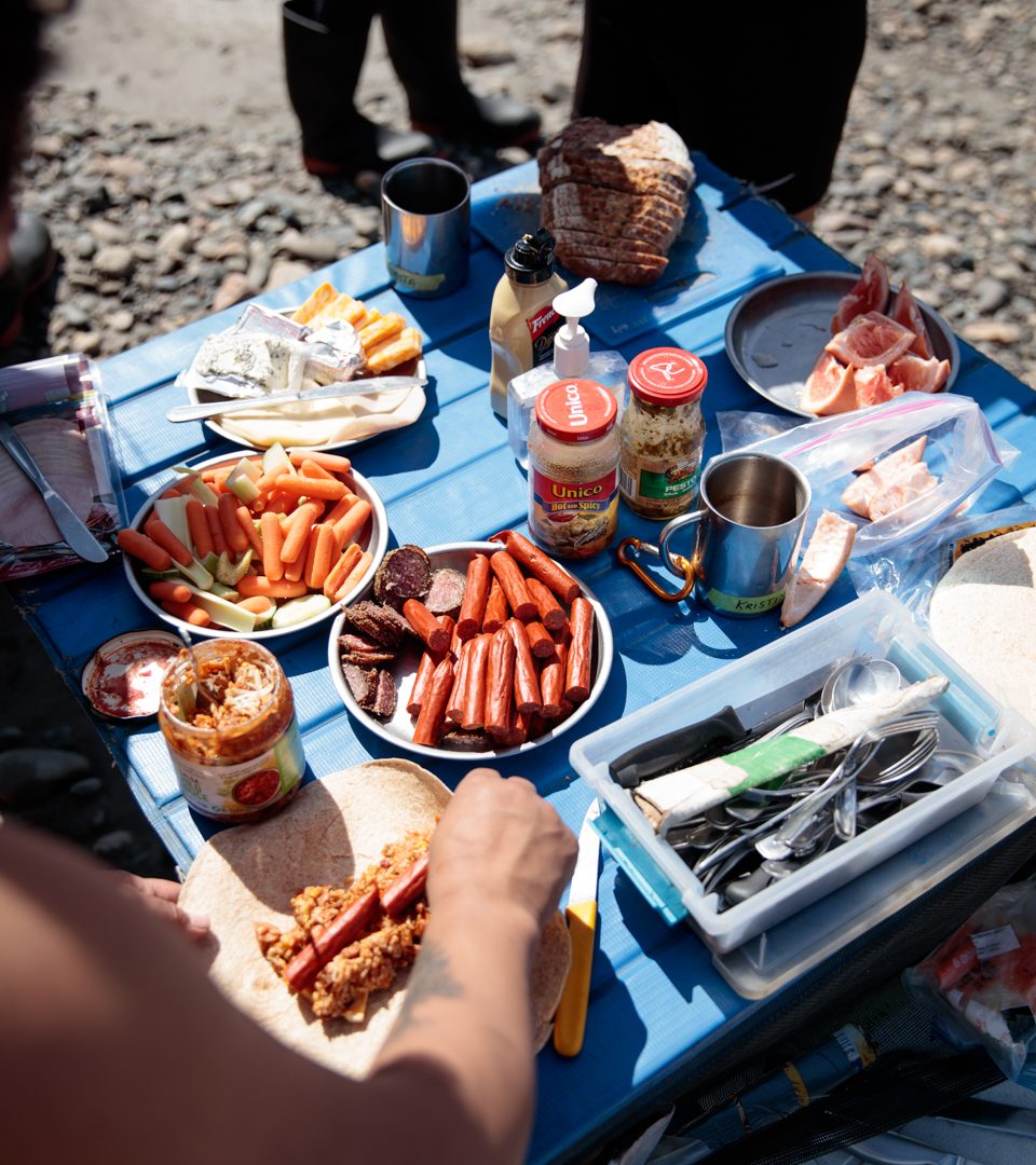 Eating well on a river trip blog post