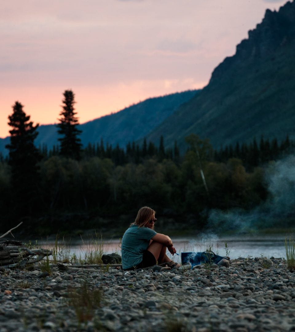 A quiet moment on the Yukon River