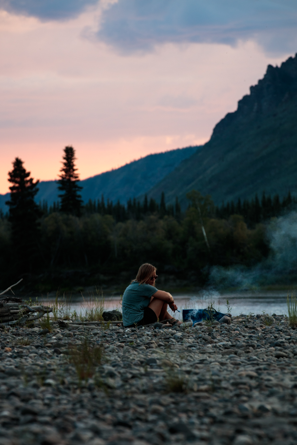 A quiet moment on the Yukon River