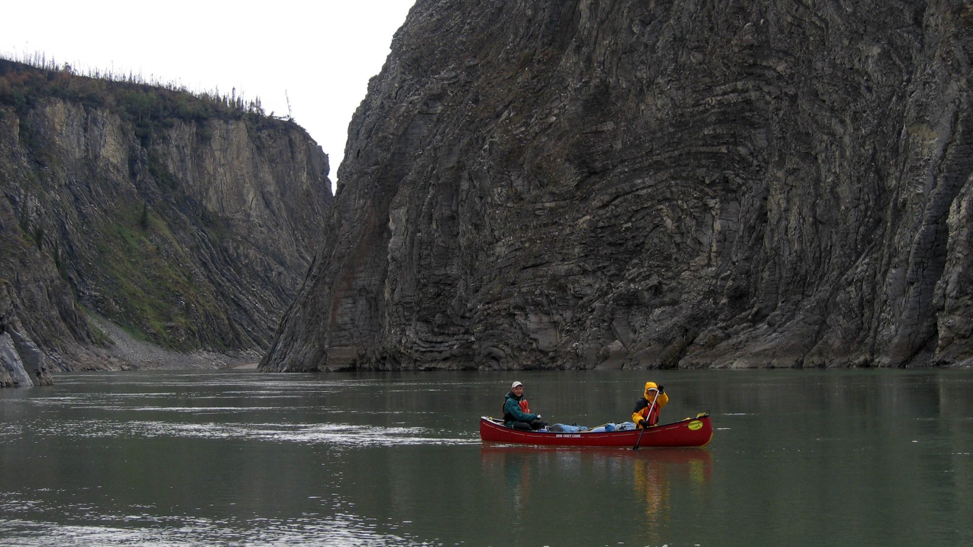 The Heart of the Yukon - Wind River - on the river