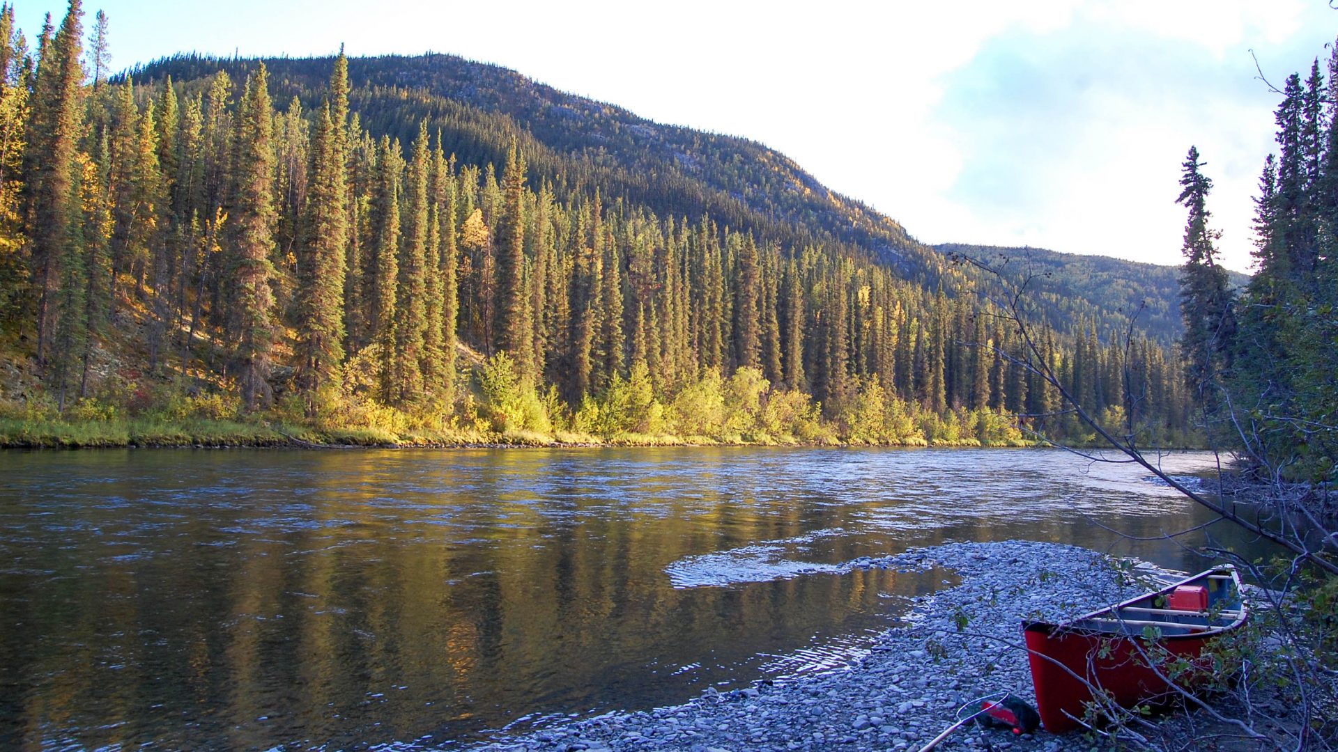 Der Klondiker - Big Salmon River - stunning landscape
