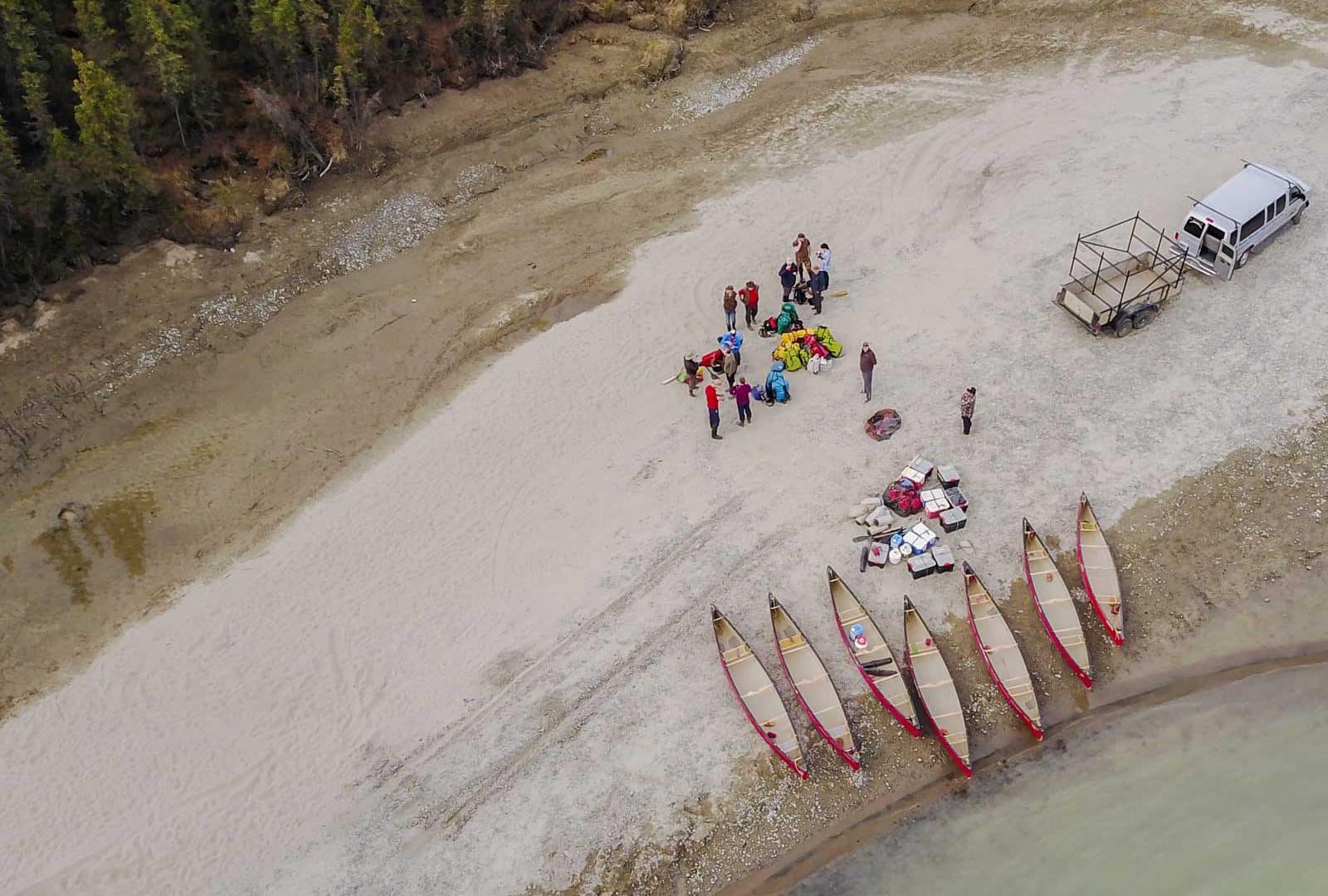 Excursion de fleuve de Yukon | Lac Laberge ‡ Carmacks