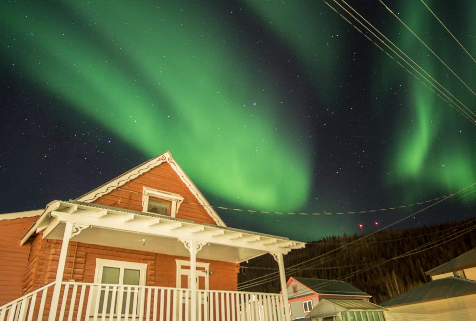 Dawson City Winter Aurora